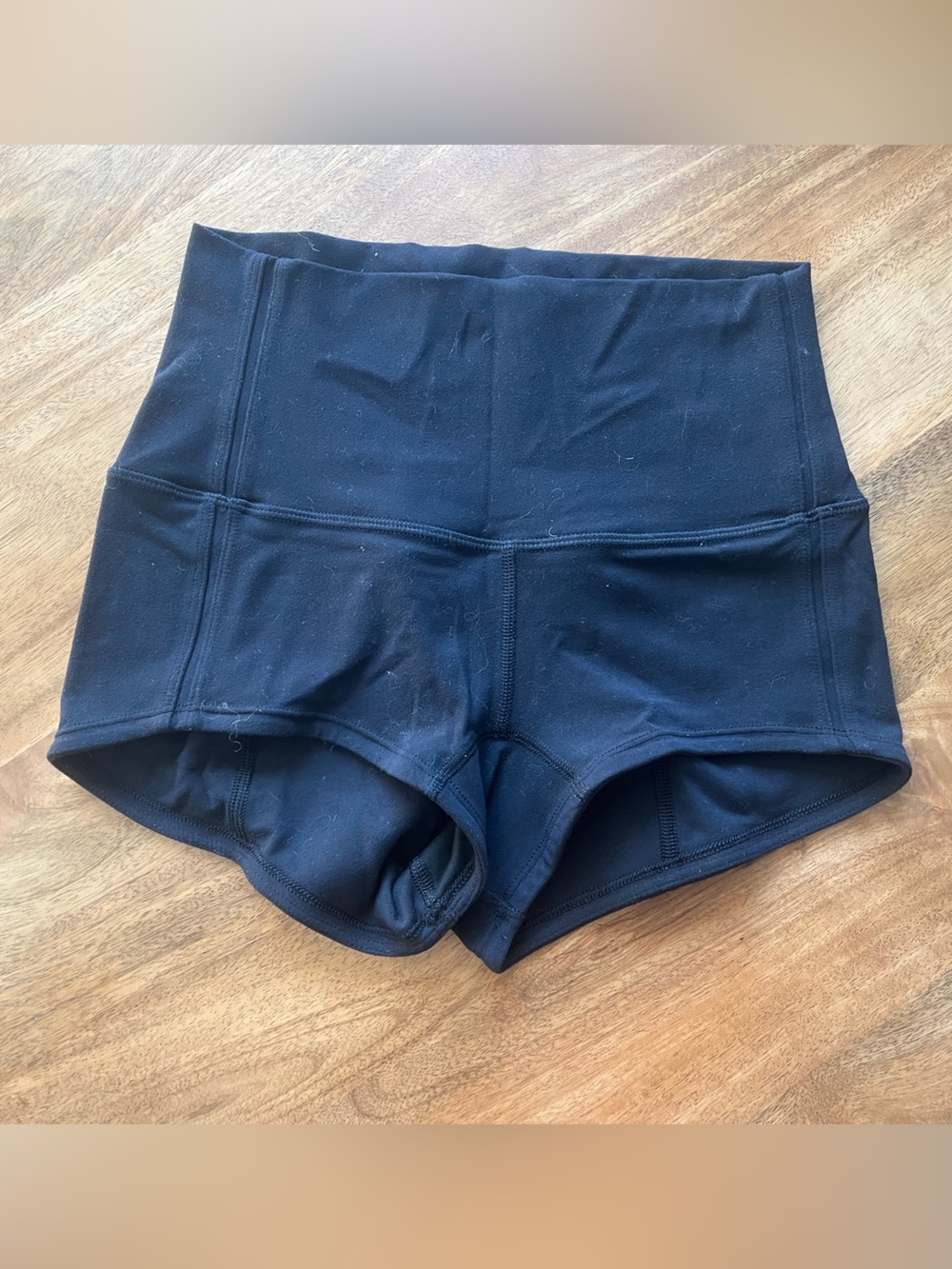 lululemon athletica Black High-Waist Bike Shorts